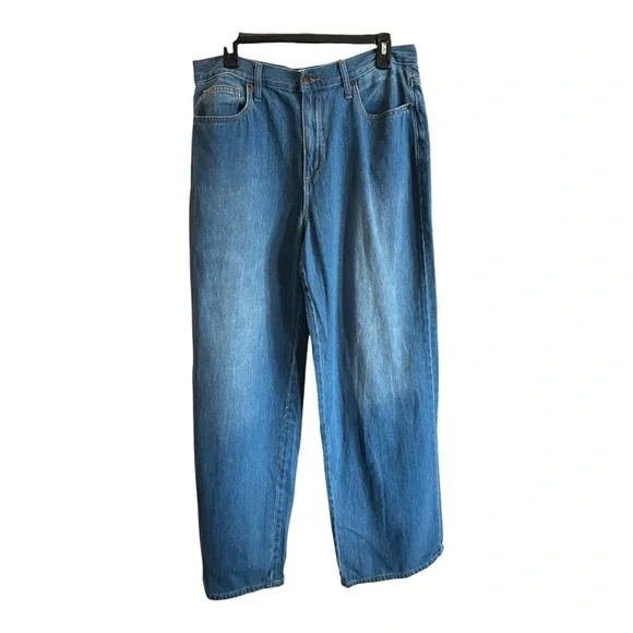 Universal Thread Relaxed Wide Leg Jeans Size 12 Tall High Rise Denim - Picture 3 of 10